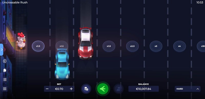Learn about uncrossable rush demo